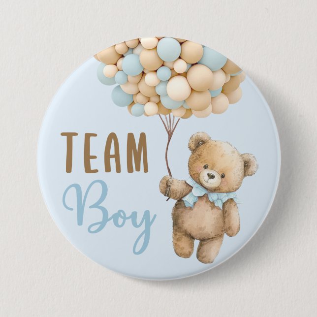 Pin Redondo De 3 Pulgadas el género de abejorros r (Front)