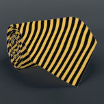 Pin Stripe Black & Gold | DIY Color Neck Tie<br><div class="desc">Men's 2-sided print tie. Pinstripe Black | DIY Background Color. Choose any color you like by clicking on the "EDIT DESIGN BUTTON". ⭐This Product is 100% Customizable. Graphics and / or text can be added, deleted, moved, resized, changed around, rotated, etc... ⭐99% of my designs in my store are done...</div>