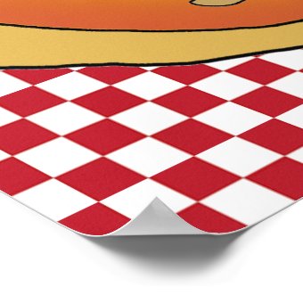 Pin the Pepperoni on the Pizza Game Poster | Zazzle