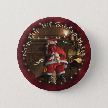 Pin The Pup On Santa Christmas Party Game Favours by Specialeetees at Zazzle