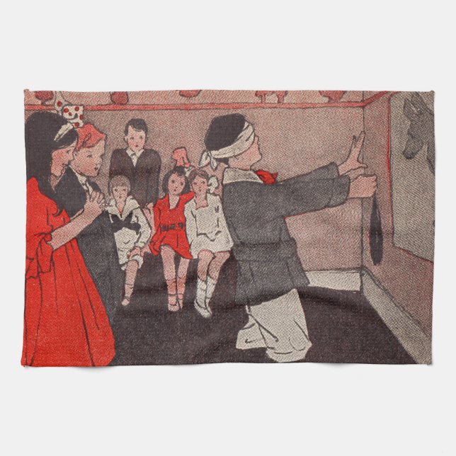 Pin the tail Donkey Towel (Horizontal)