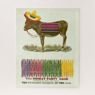 Pin the tail on the Donkey Jigsaw Puzzle