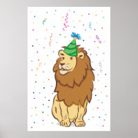 Pin the Tail on the Lion (24x36)