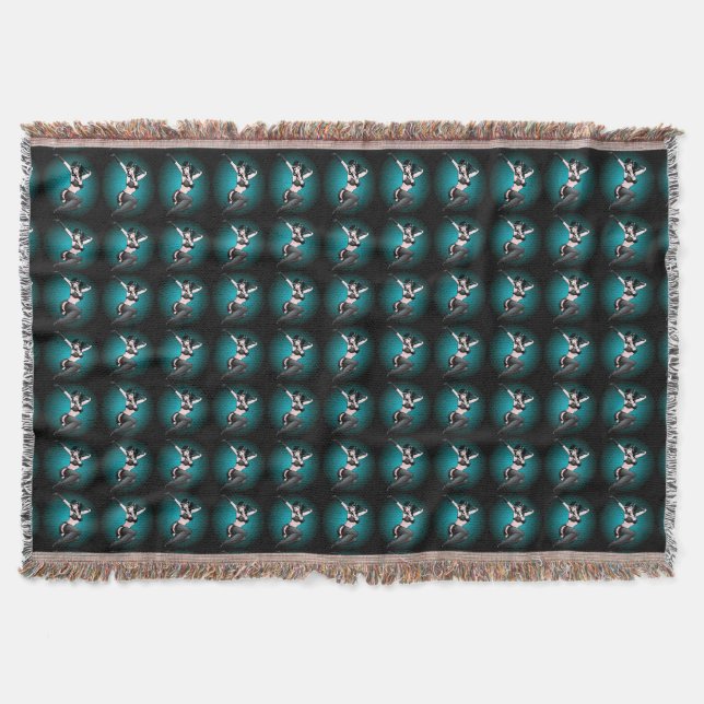Pin-up Blanket 50s Pinup Girl Throw Blanket Gifts (Front)