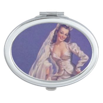 Pin Up Bride Mirror by VintageBeauty at Zazzle