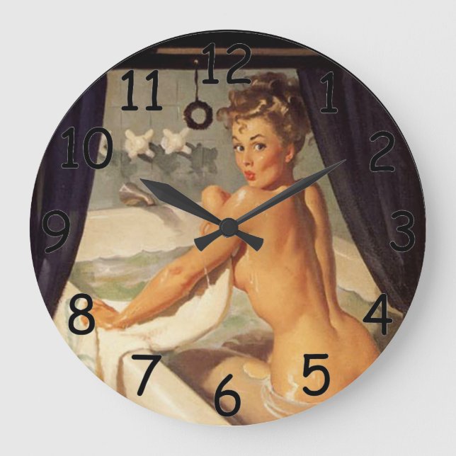 Pin Up Dirty Clock (Front)