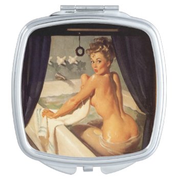Pin Up Dirty Mirror by VintageBeauty at Zazzle