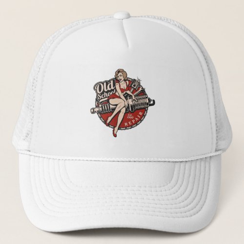 Pin_Up Garage Beauty Trucker Hat