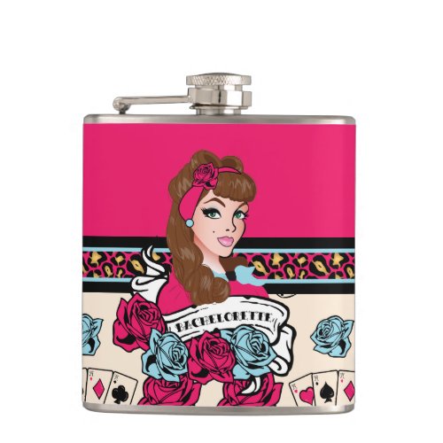Pin_up Girl Bachelorette Party Flask