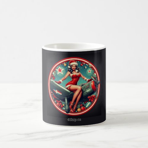 Pin_up Girl Christmas Mug