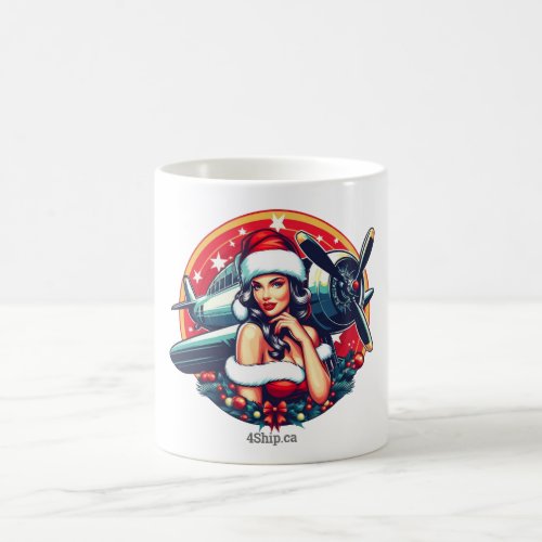 Pin_up Girl Christmas Mug