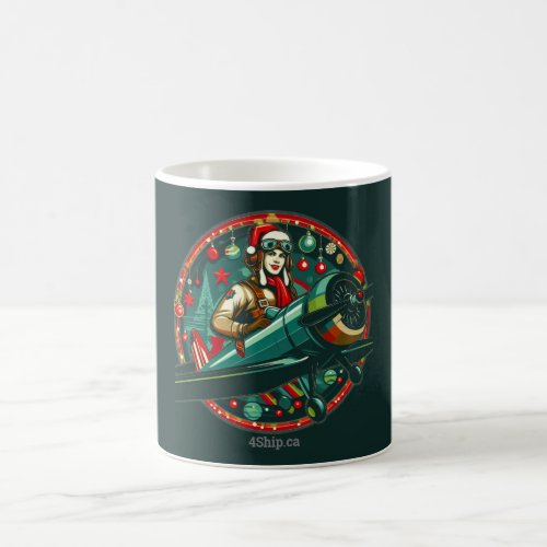 Pin_up Girl Christmas Mug