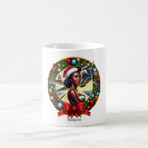 Pin_up Girl Christmas Mug