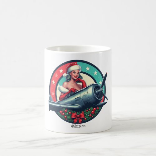 Pin_up Girl Christmas Mug