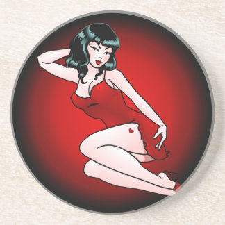 Pin Up Girl Coasters Retro Pin-up Gifts