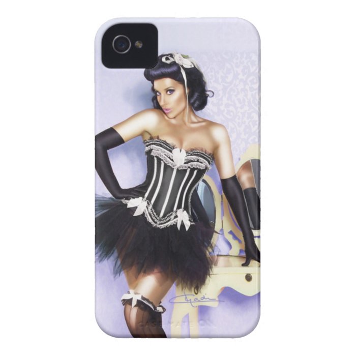 Pin up Girl Dusty Cox by Chadin » iPhone 4 Case