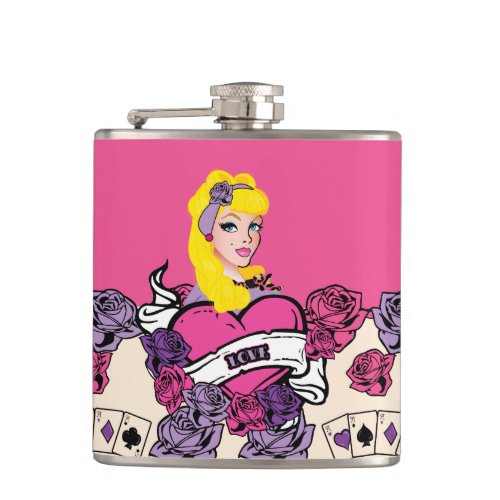 Pin_up Girl Flask