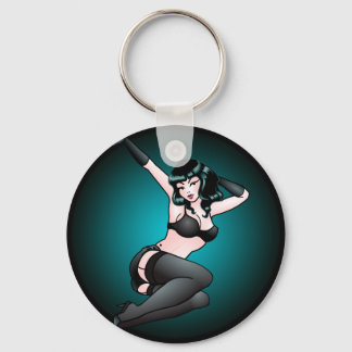 Pin Up Girl Keychain Retro Pin-up Gifts