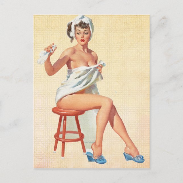 Pin up Girl Postcard (Front)