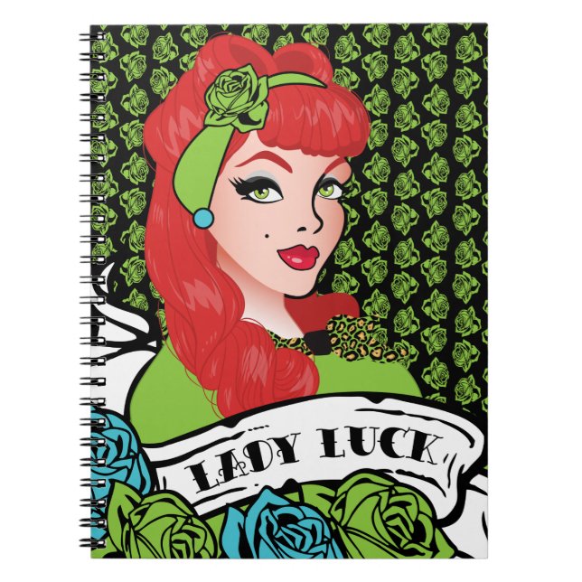 Pin-up Girl, Rock-A-Billy Notebook (Front)