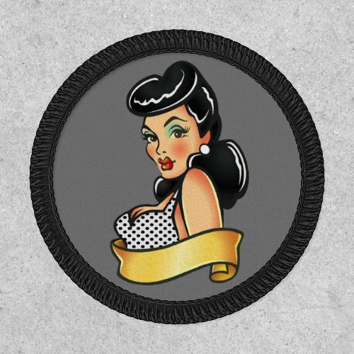 Pin Up Girl _ Vintage Art Patch