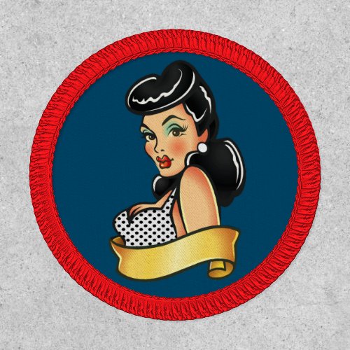 Pin Up Girl _ Vintage Art Patch