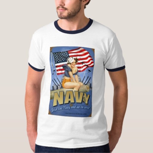 Pin Up Join The Navy Shirt