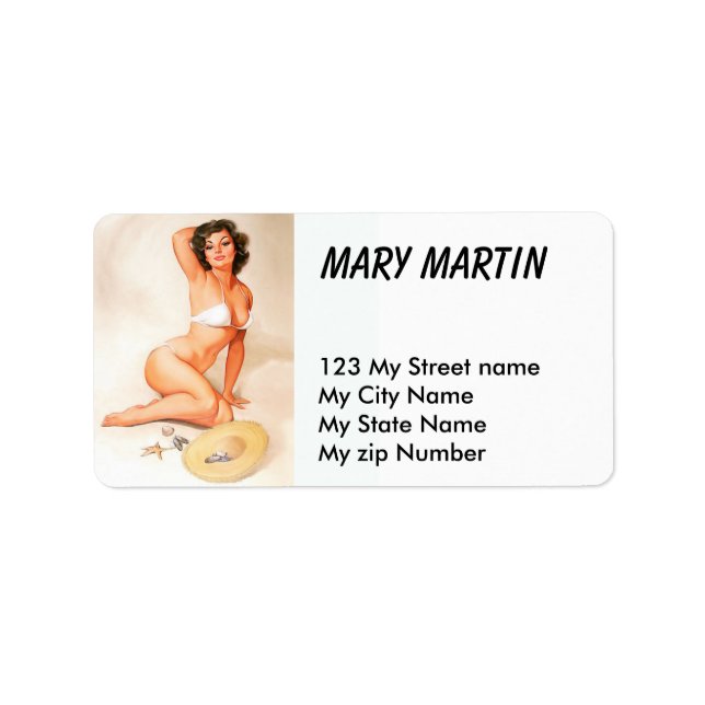 Pin-up Label (Front)