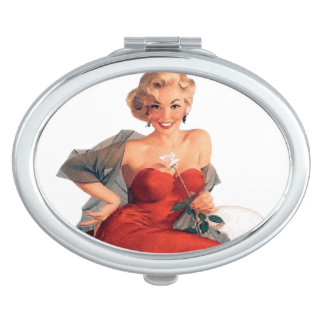 Pinup Makeup Compact & Makeup Mirrors | Zazzle