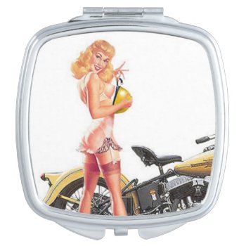 Pin Up Moter Mirror by VintageBeauty at Zazzle