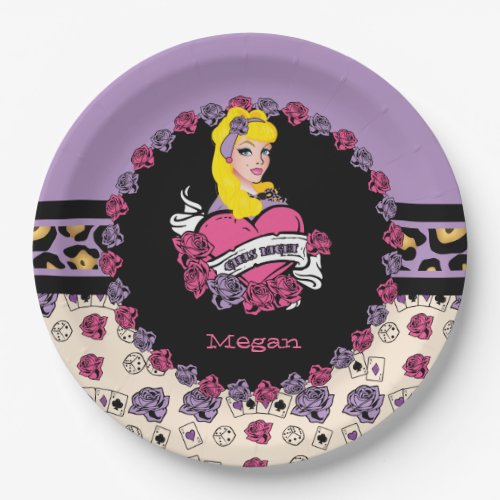 Pin_up Rock_A_Billy Paper Plates