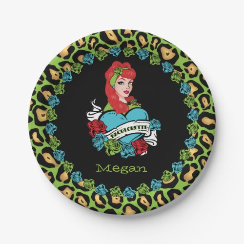 Pin_up Rock_A_Billy Paper Plates