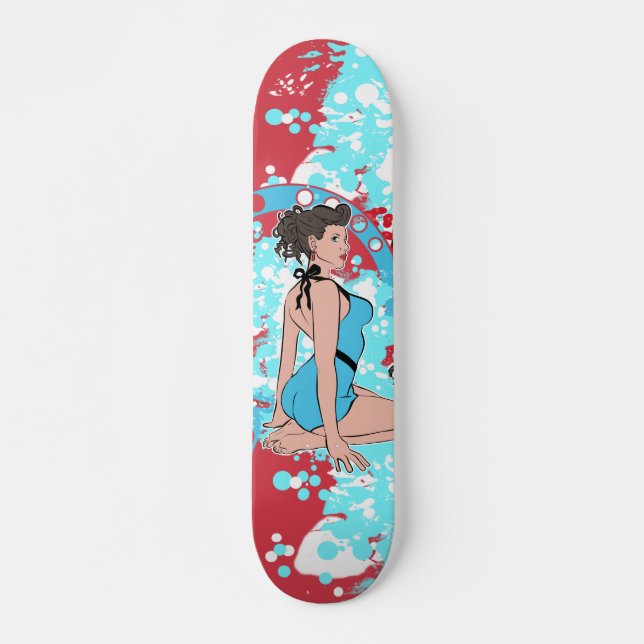 Pin-Up Skateboard (Front)