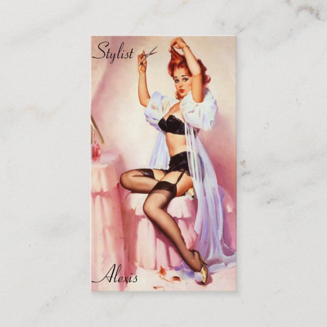 Pin up Stylist Profile Cards (Front)