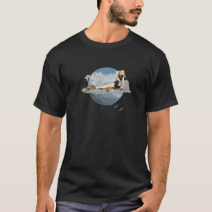 Pin-Up WWII B-17 Bombs Air Force Vintage T-Shirt