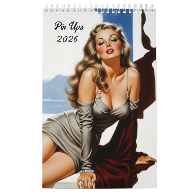 Pin Ups 2026 Calendar (Cover)