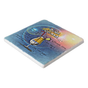 Pina Colada Cocktail (#5 of 12 Drink Recipe Sets) Trivet