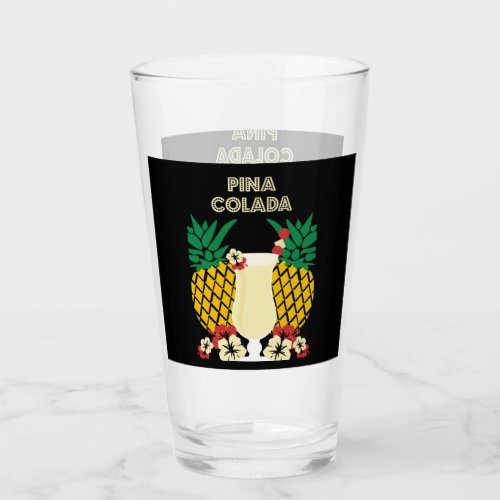 Pia Colada Cocktail Drink Gifts Glass