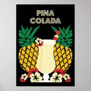 Piña Colada Cocktail Drink Gifts  Poster