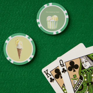 Pina Colada Ice Cream Poker Chips