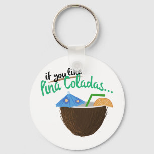 Pina Colada Keychain