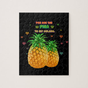 Pina Colada Pineapple Jigsaw Puzzle