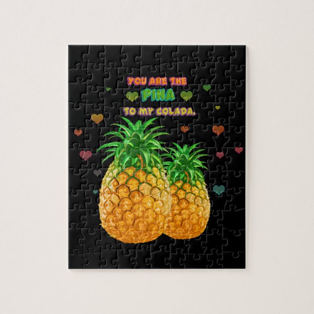 Pina Colada Pineapple Jigsaw Puzzle (Vertical)