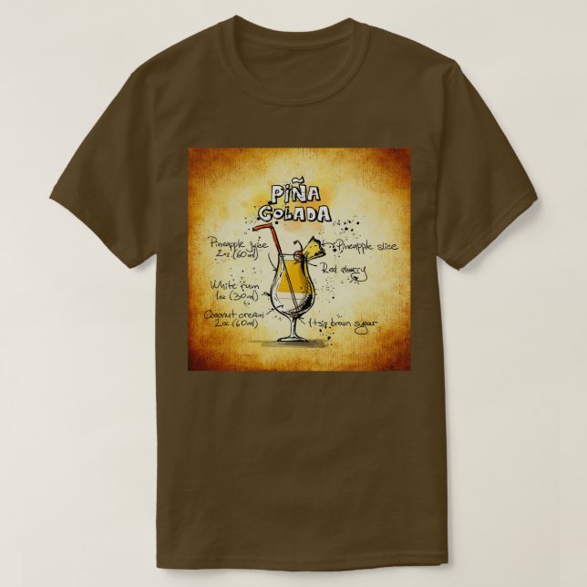 Pina Colada T-Shirt (Design Front)