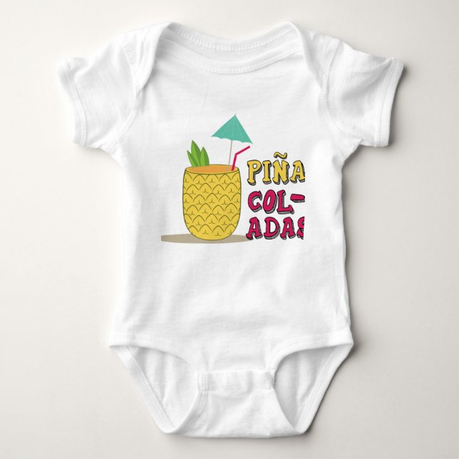 Pina Coladas Baby Bodysuit (Front)