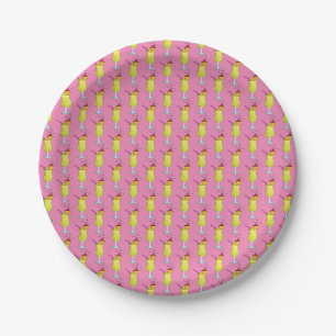 Pina Piña Colada Puerto Rican Pineapple Cocktail Paper Plates