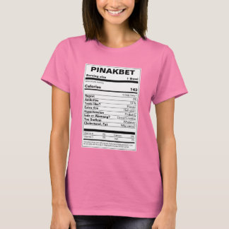 Pinakbet Nutrition Facts T-Shirt