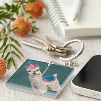 Pinata Alpaca Keychain