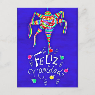 Piñata Mexican Christmas Postcard