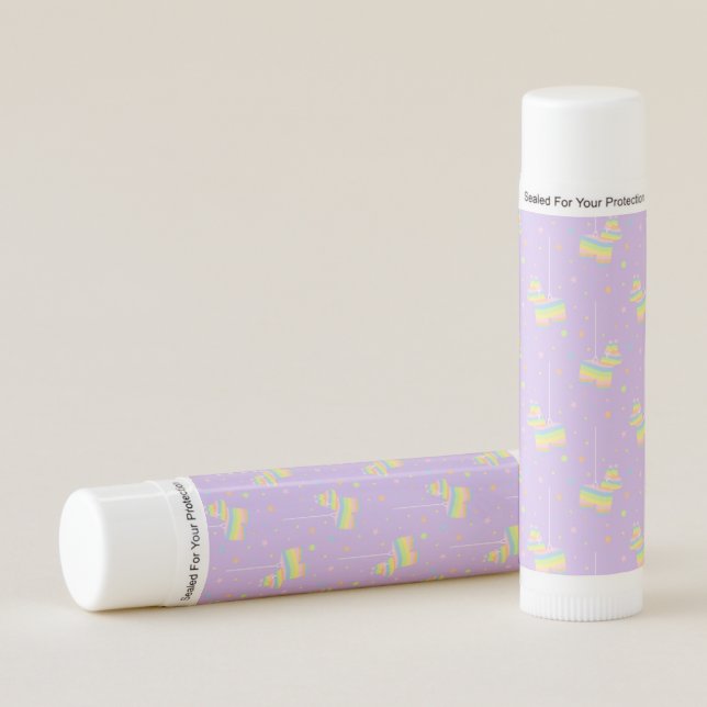 Piñata Party Favor Lip Balm (Front)